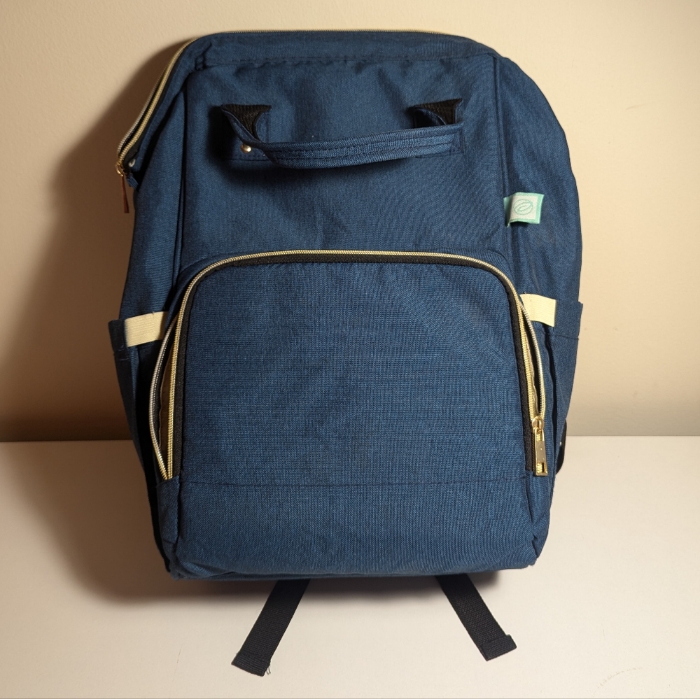 AFBP Blue Diaper Bag Backpack